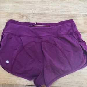 NEW lululemon magenta shorts